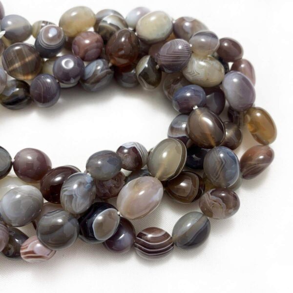 botswana agate 0737 potato 8x13mm