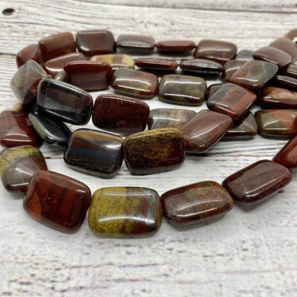 tiger eye red iron 0588 rectangle 13x18mm