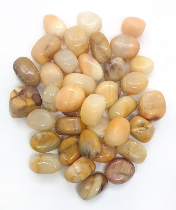 tumble peach calcite 01113