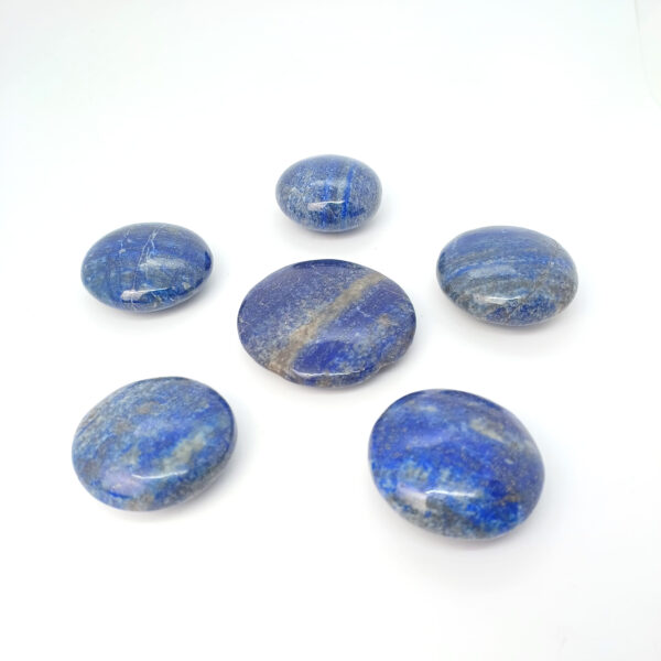 LAPIS LAZULI ROUND PALMS 0590 9