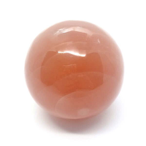 honey calcite sphere 0296 4