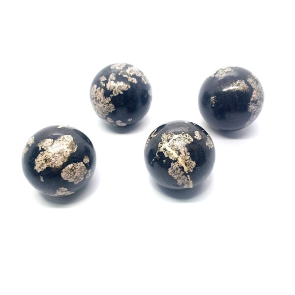 lot bundle snowflake obsidian spheres 1353 3