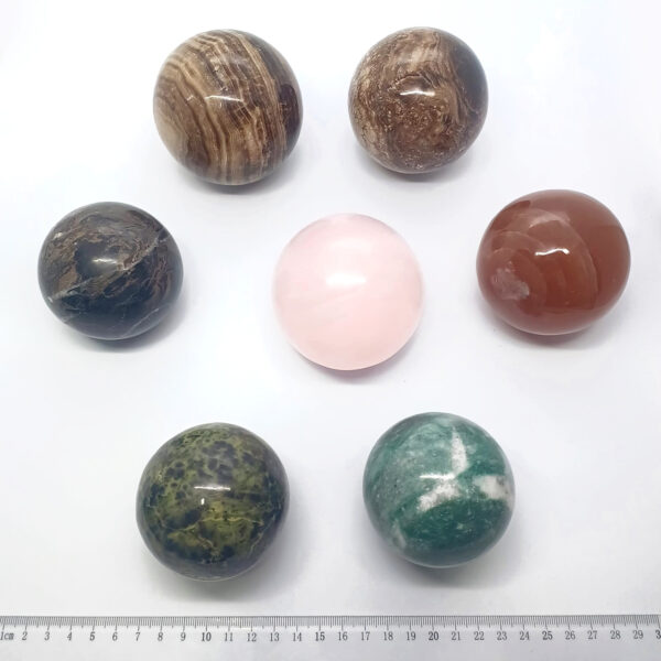 lot bundle spheres mixed calcites 3695 1