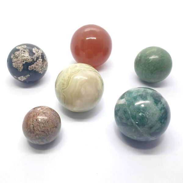 lot mineral spheres variety mixed 1774