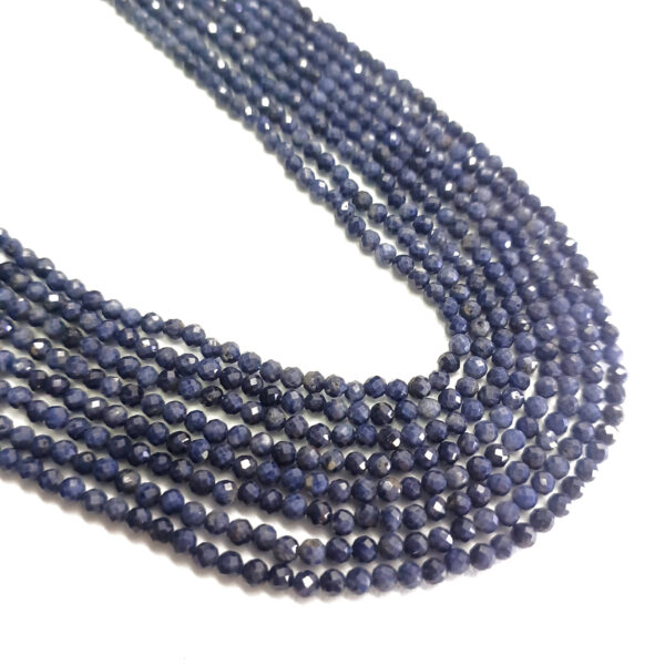 sapphire a 0808 faceted round 3mm