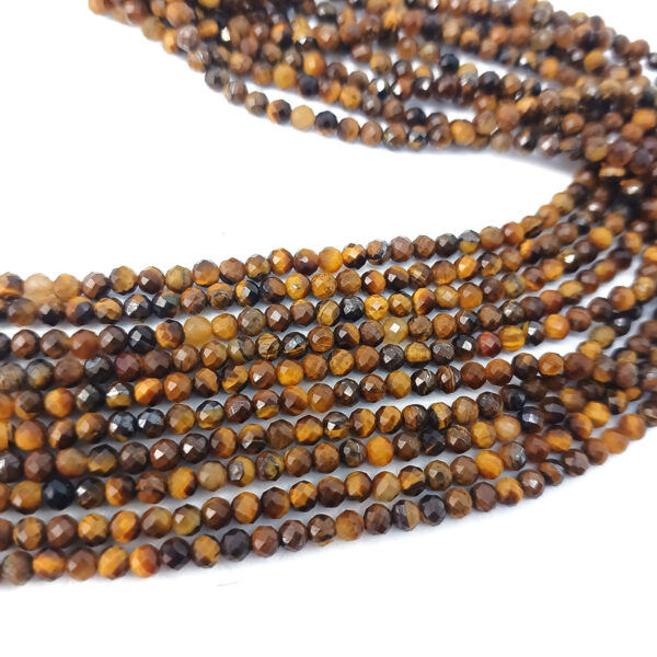 tiger eye 01113 faceted round 3mm