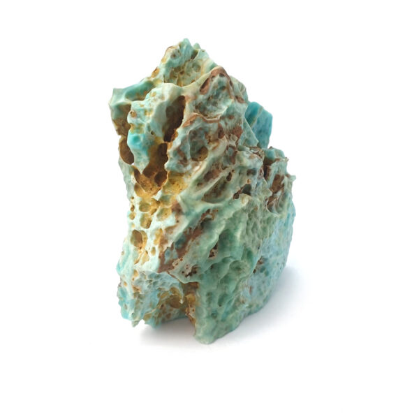 blue aragonite caribbean calcite natural raw piece 1055kg ref70 4