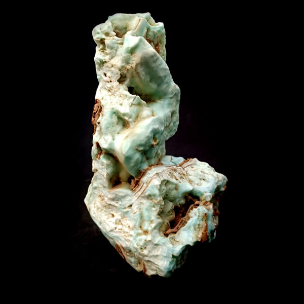 blue aragonite caribbean calcite natural raw piece 1105kg ref71 4