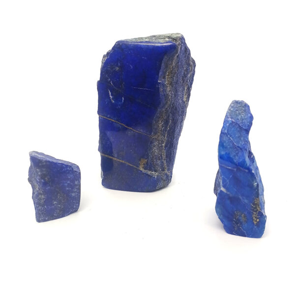 lapis lazuli semi pulished lot bundle 3 pieces 1500 kg